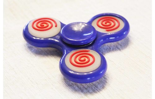 Hand spinner Basic Glow Blauw