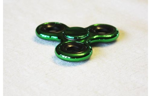 Hand spinner basic Metal Groen