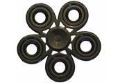 Hand spinner Bloem Metal Zwart