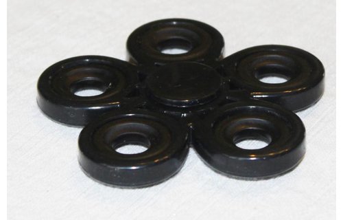 Hand spinner Bloem Metal Zwart