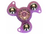 Hand spinner Glitter drietand Mauve