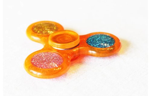 Hand spinner Basic Glitter Orange