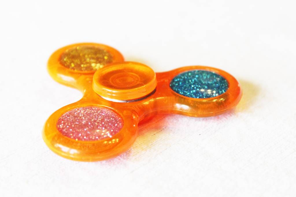 Hand spinner Basic Glitter Orange