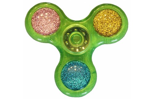 Hand spinner Basic Glitter Groen
