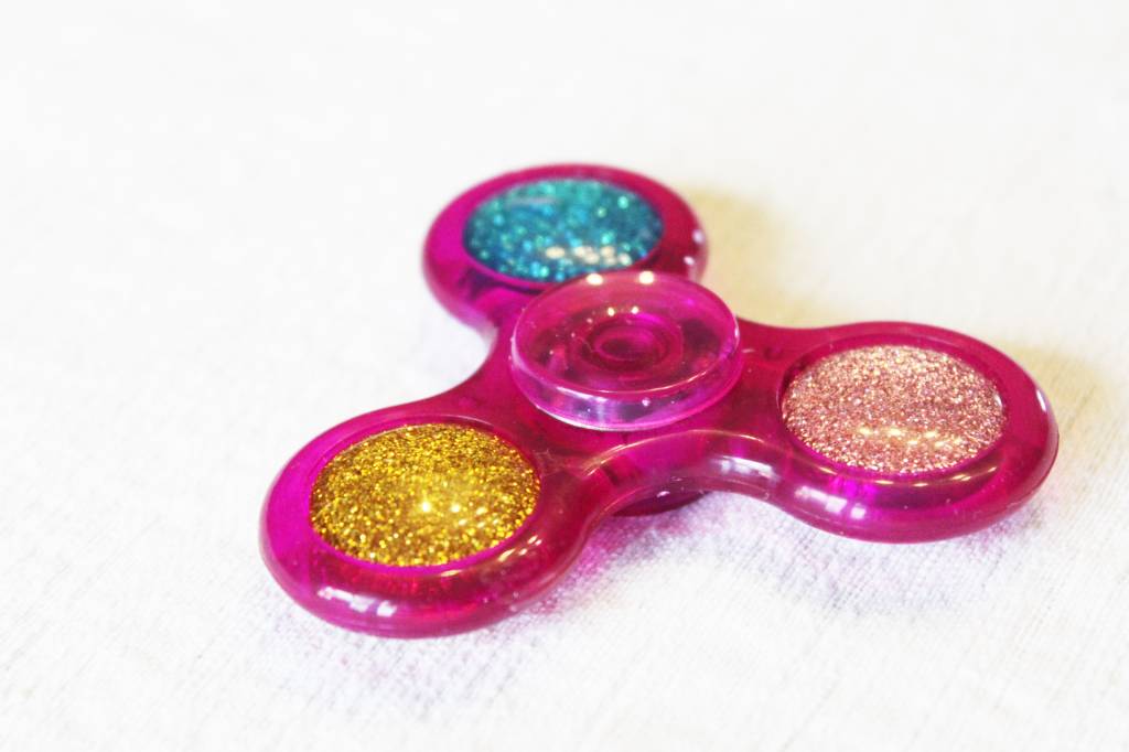 Hand spinner Basic Glitter Mauve
