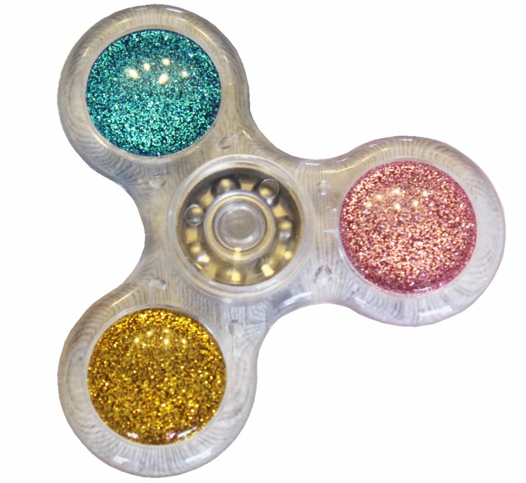 Hand spinner Basic Glitter Transparant Hand spinner Basic Glitter Transparant
