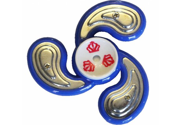 Hand spinner Metal counterweight Blauw