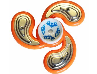 Hand spinner Metal counterweight Orange