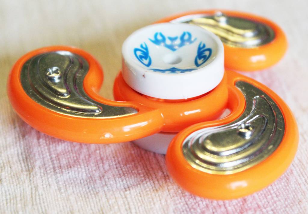 Hand spinner Metal counterweight Orange