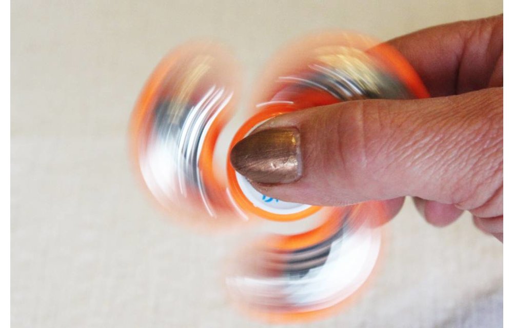 Hand spinner Metal counterweight Orange Hand spinner Metal counterweight Orange