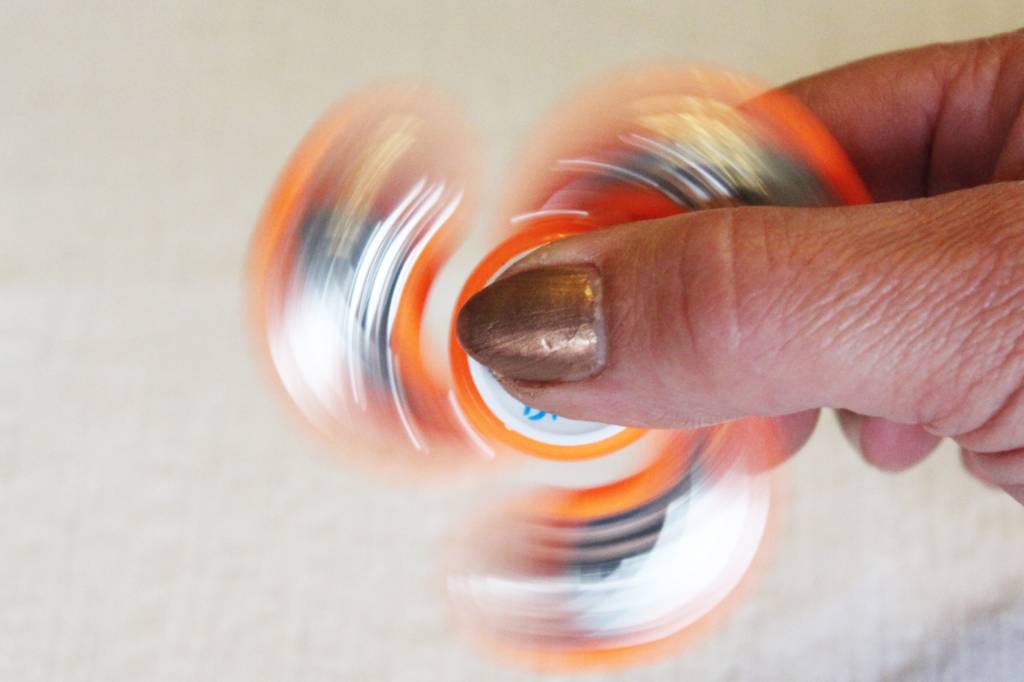 Hand spinner Metal counterweight Orange