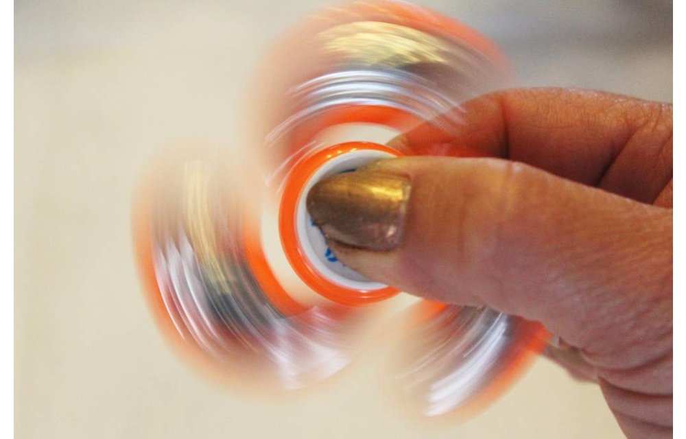 Hand spinner Metal counterweight Orange Hand spinner Metal counterweight Orange