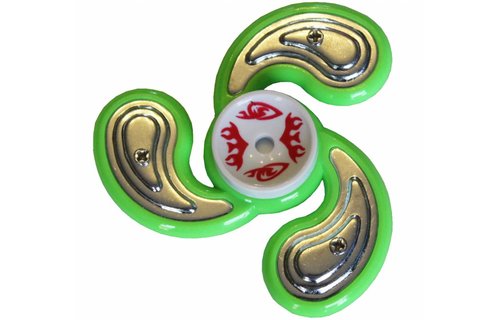 Hand spinner Metal counterweight Groen