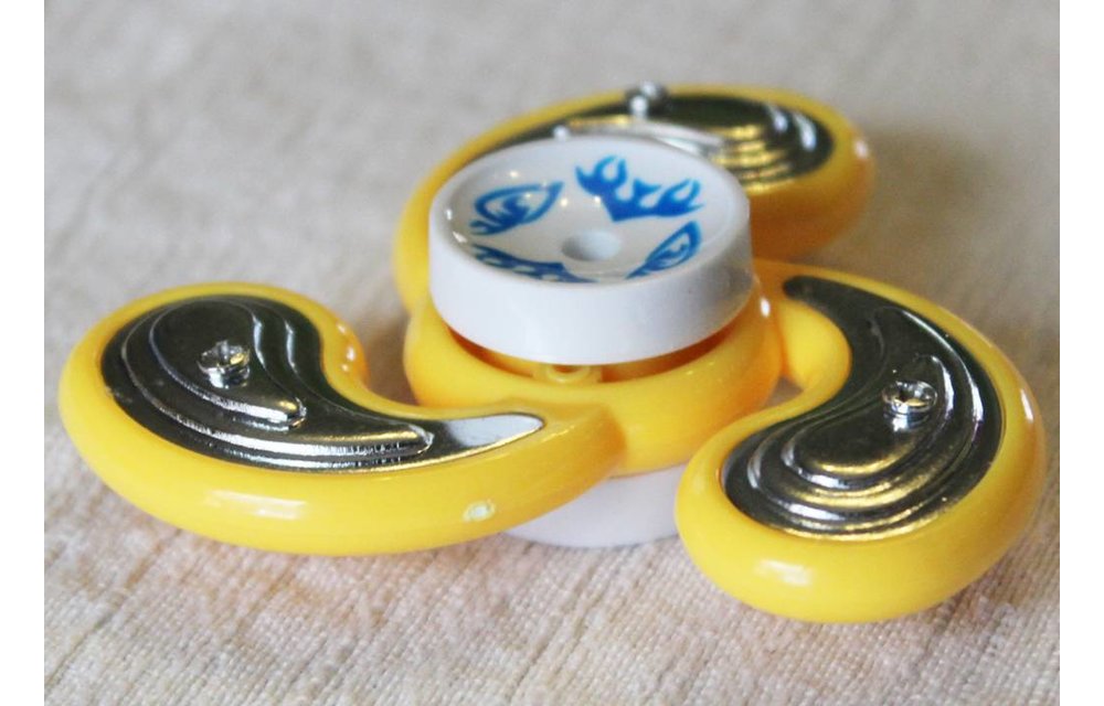 Hand spinner Metal counterweight Geel