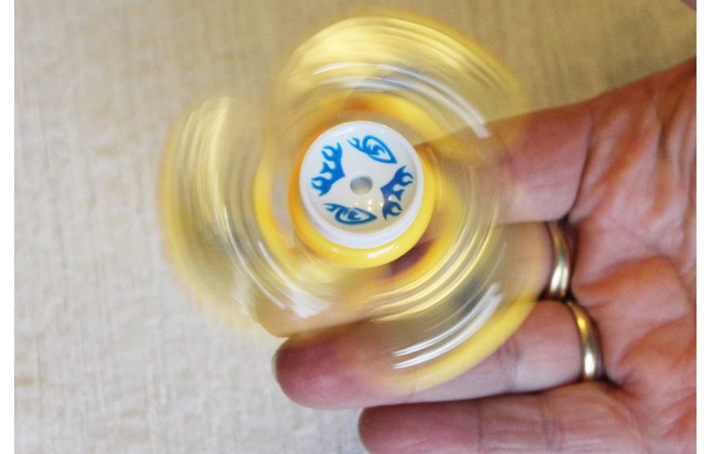 Hand spinner Metal counterweight Geel