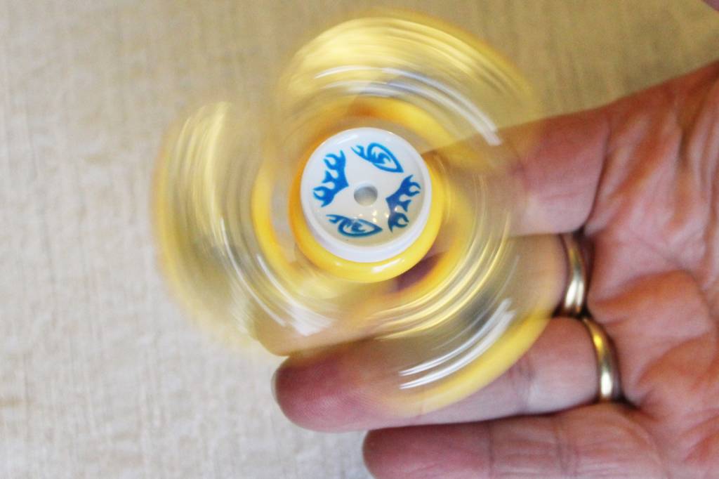 Hand spinner Metal counterweight Geel