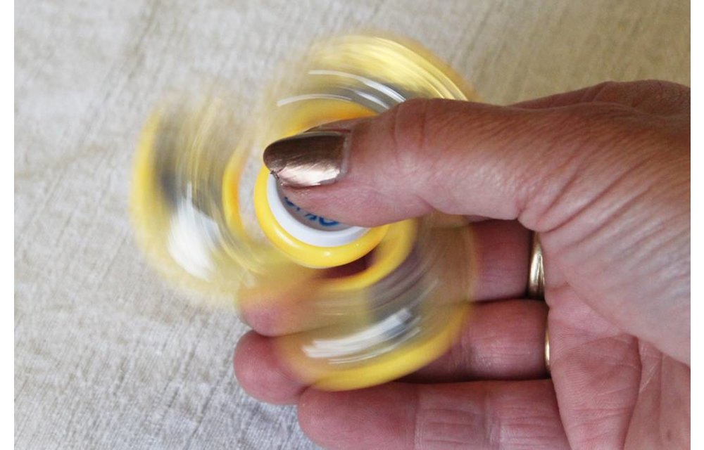 Hand spinner Metal counterweight Geel