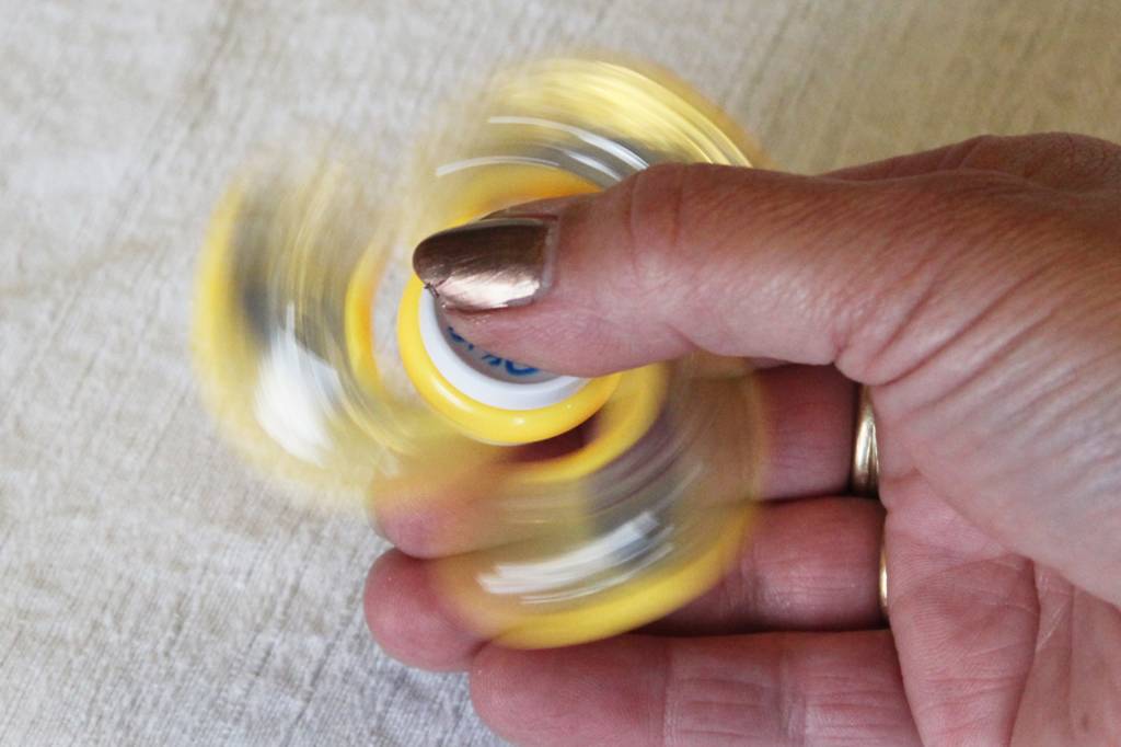 Hand spinner Metal counterweight Geel