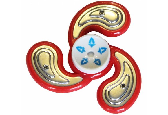 Hand spinner Metal counterweight Rood