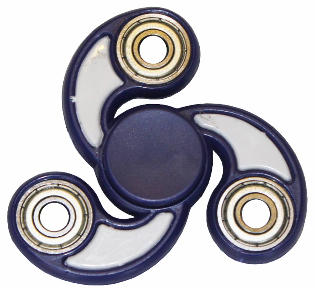Hand spinner Ninja Blauw