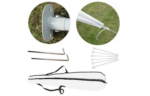 Zonnetent Pyramide Ø 350 cm. , 6 zijdig Zonnetent Pyramide Ø 350 cm. , 6 zijdig