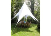 Zonnetent Pyramide Ø 350 cm. , 6 zijdig