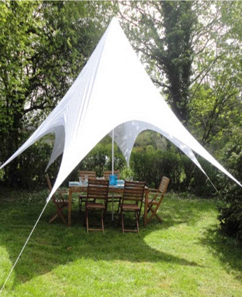 Zonnetent Pyramide Ø 350 cm. , 6 zijdig Zonnetent Pyramide Ø 350 cm. , 6 zijdig
