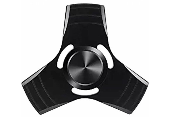 Aluminium hand spinner Zwart