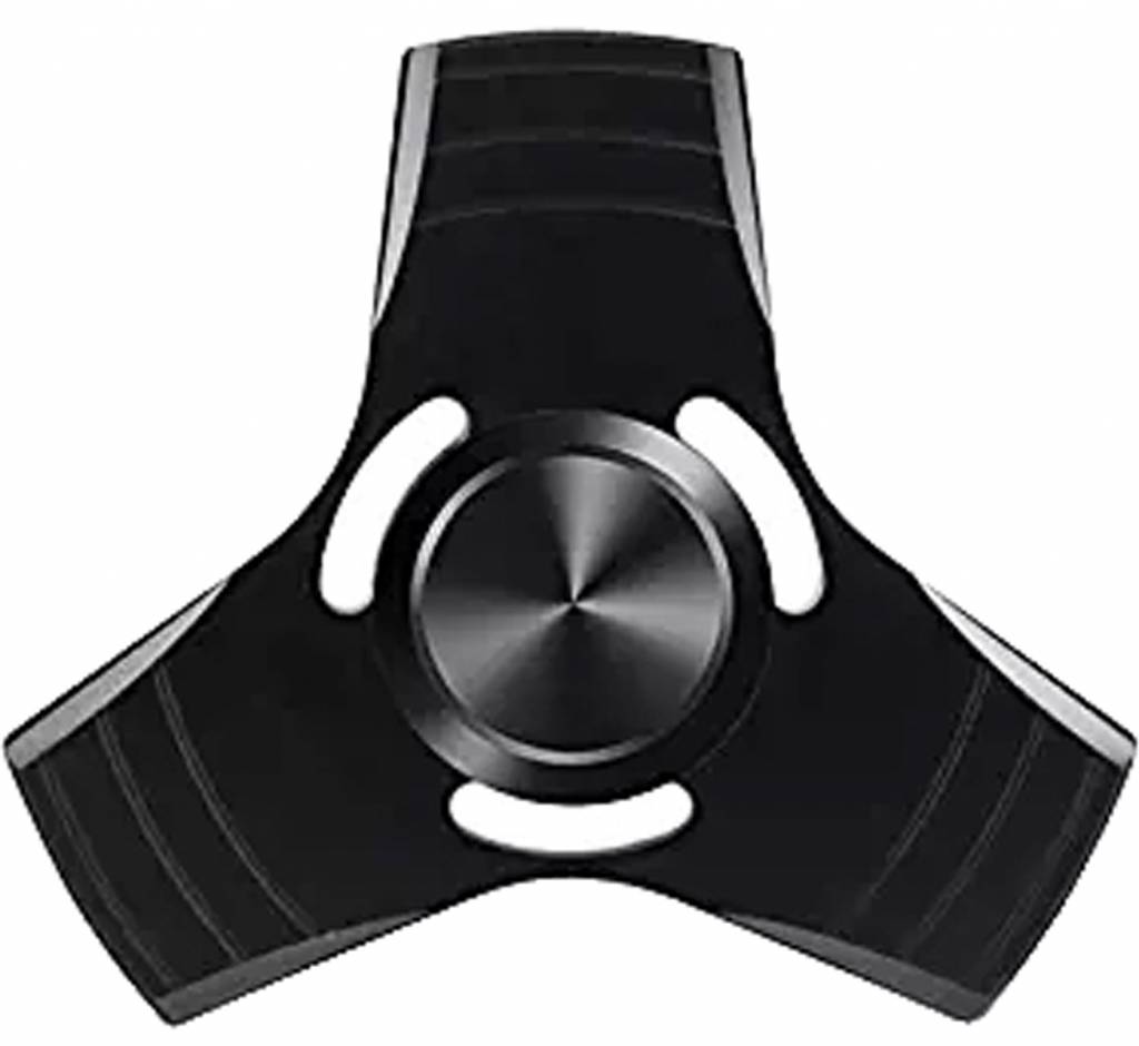 Aluminium hand spinner Zwart Aluminium hand spinner Zwart