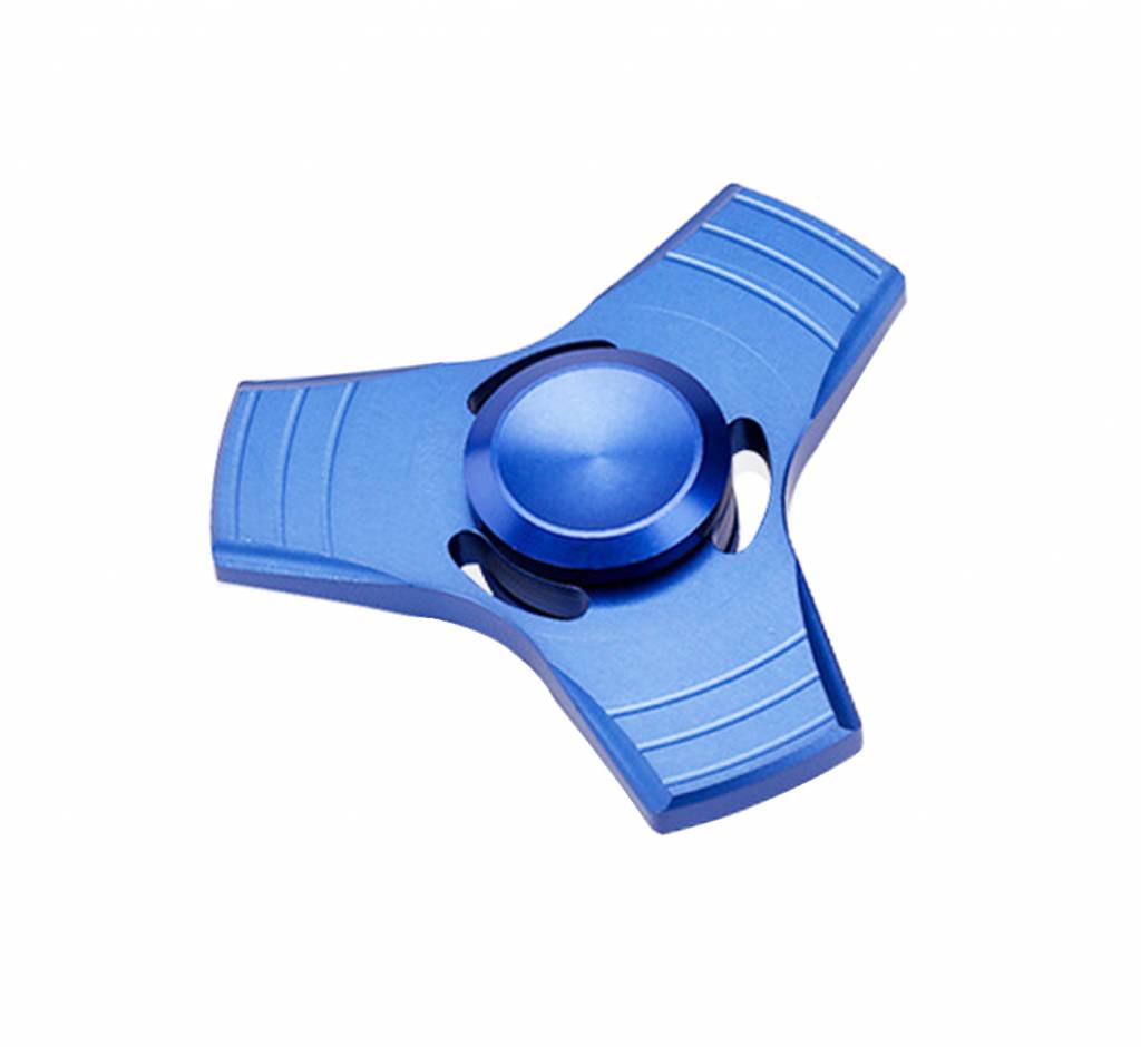 Aluminium hand spinner Blauw Aluminium hand spinner Blauw