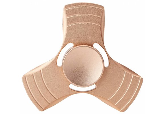 Aluminium hand spinner Goud