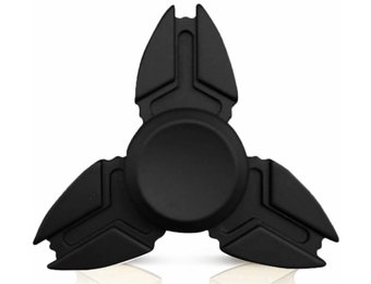 Hand spinner Metal drietand Zwart