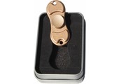 Metalen hand spinner "Dual" Mat / Goud