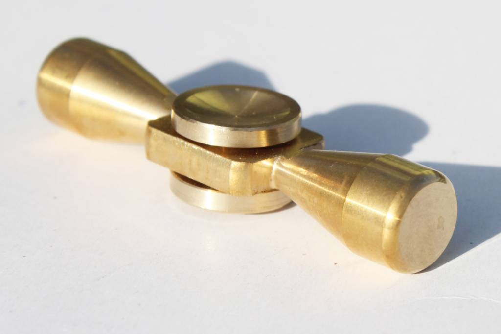 Metalen hand spinner Gold-bar Metalen hand spinner Gold-bar