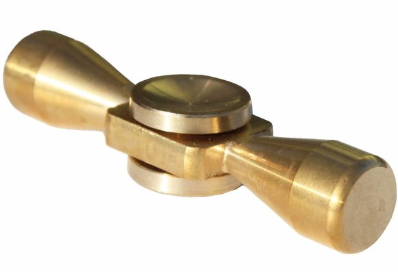Metalen hand spinner Gold-bar