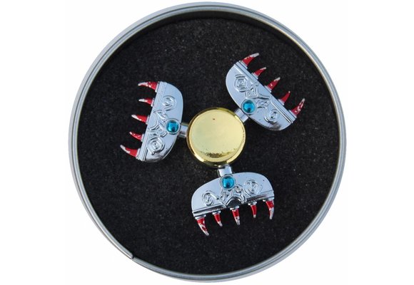 Hand spinner Exclusief 5 tand rood