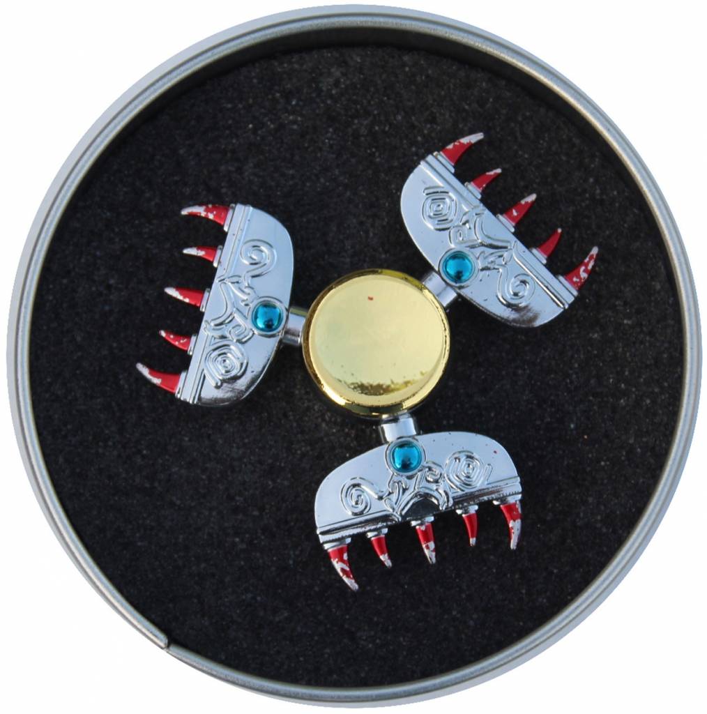 Hand spinner Exclusief 5 tand rood