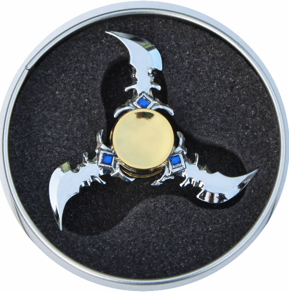Hand spinner Exclusief Ninja Blauw