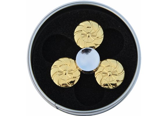 Hand spinner Exclusief Cirkels Goud