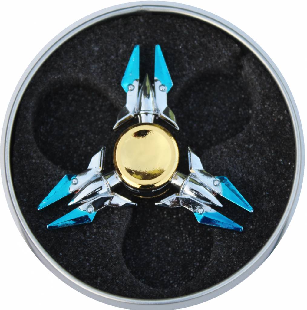 Hand spinner Exclusief tweetand Blauw