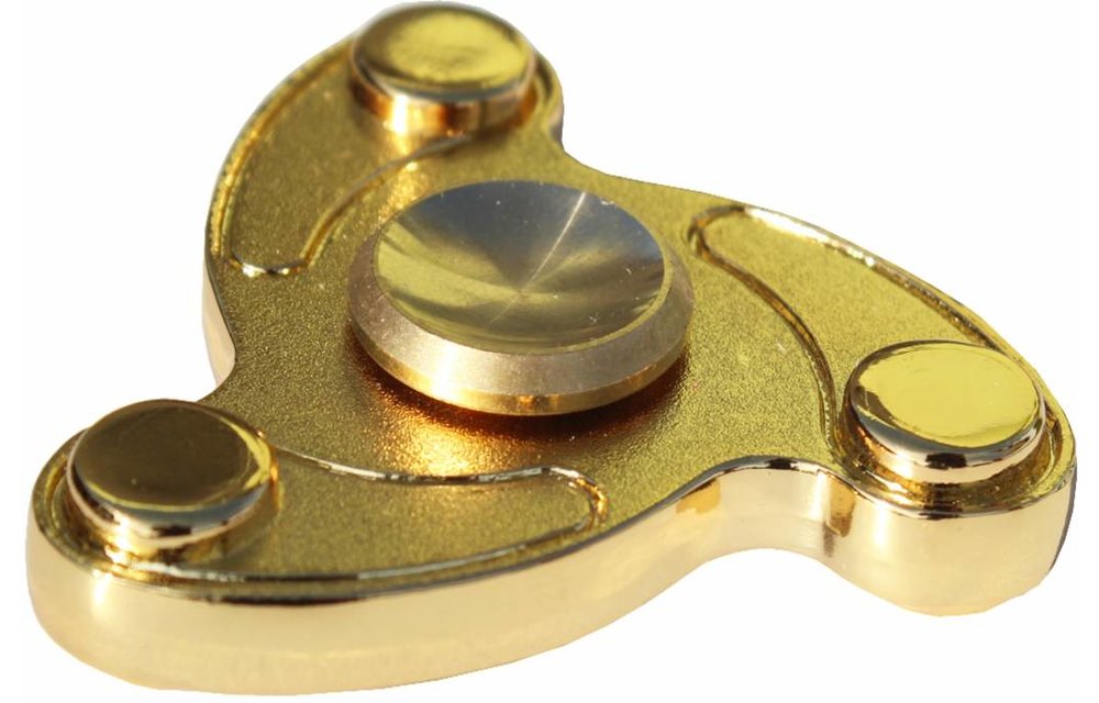Metalen hand spinner Blaze Goud Metalen hand spinner Blaze Goud