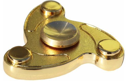 Metalen hand spinner Blaze Goud