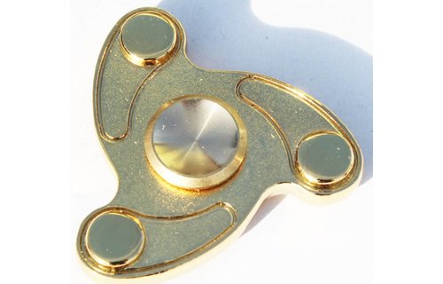Metalen hand spinner Blaze Goud