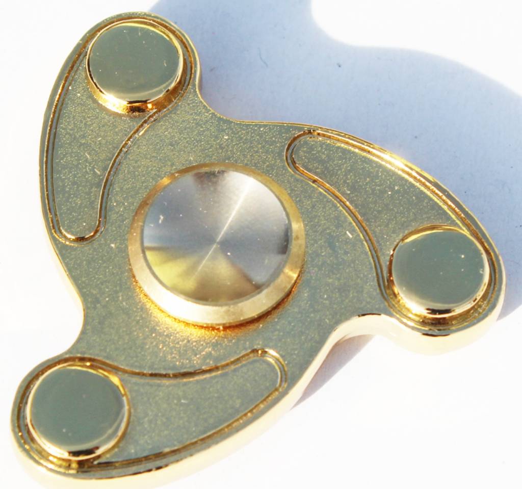 Metalen hand spinner Blaze Goud
