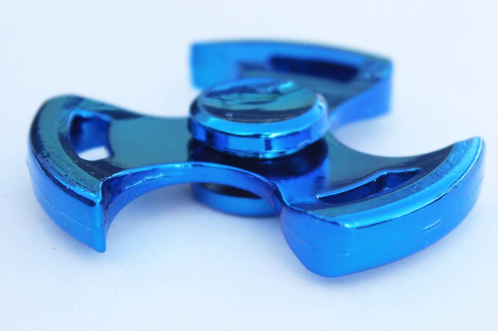 Metalen hand spinner Gyro metallic Blauw Metalen hand spinner Gyro metallic Blauw