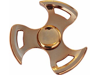Metalen hand spinner Gyro metallic Goud