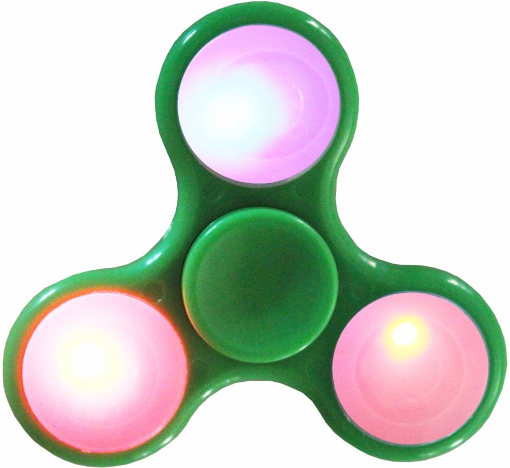 Hand spinner Led - licht Groen
