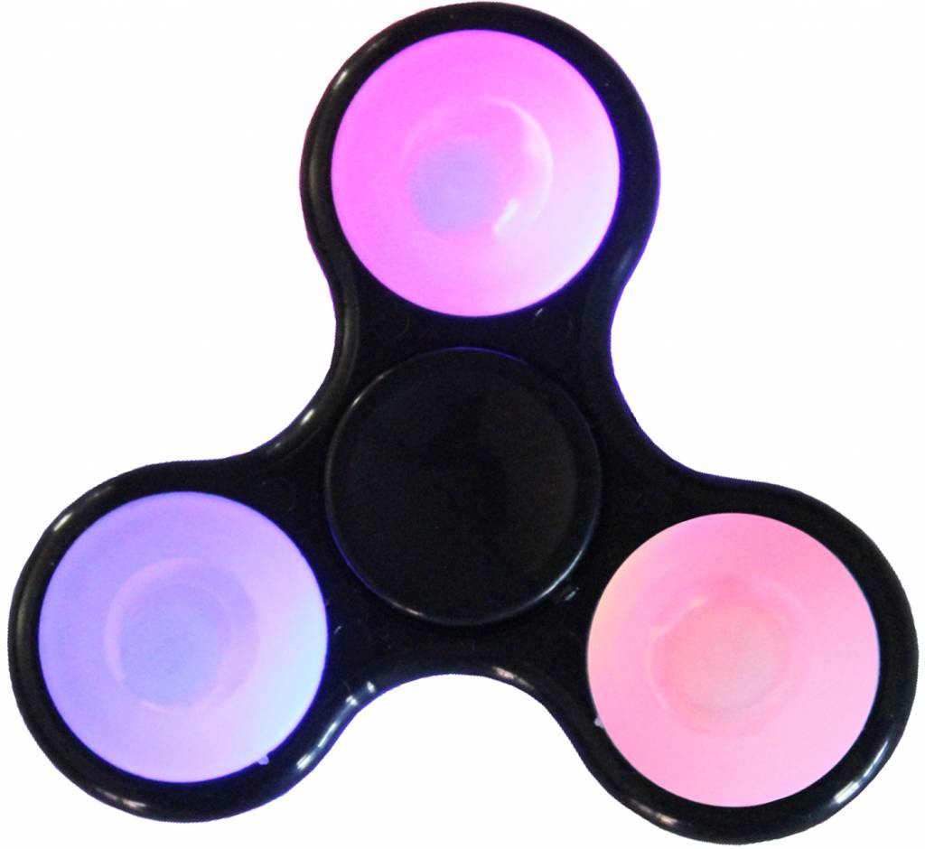 Hand spinner Led - licht Zwart Hand spinner Led - licht Zwart