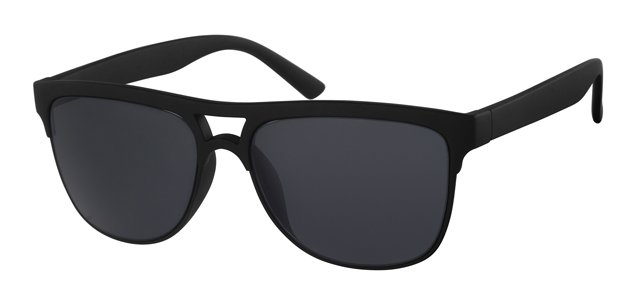 Zonnebril rubber touch Black