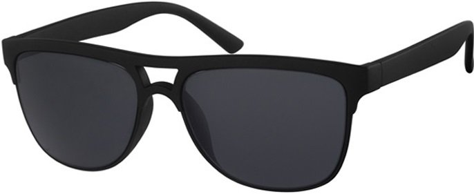 Zonnebril rubber touch Black